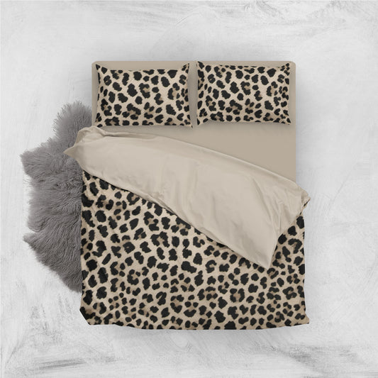 Bold Leopard Patterns Duvet Cover Set