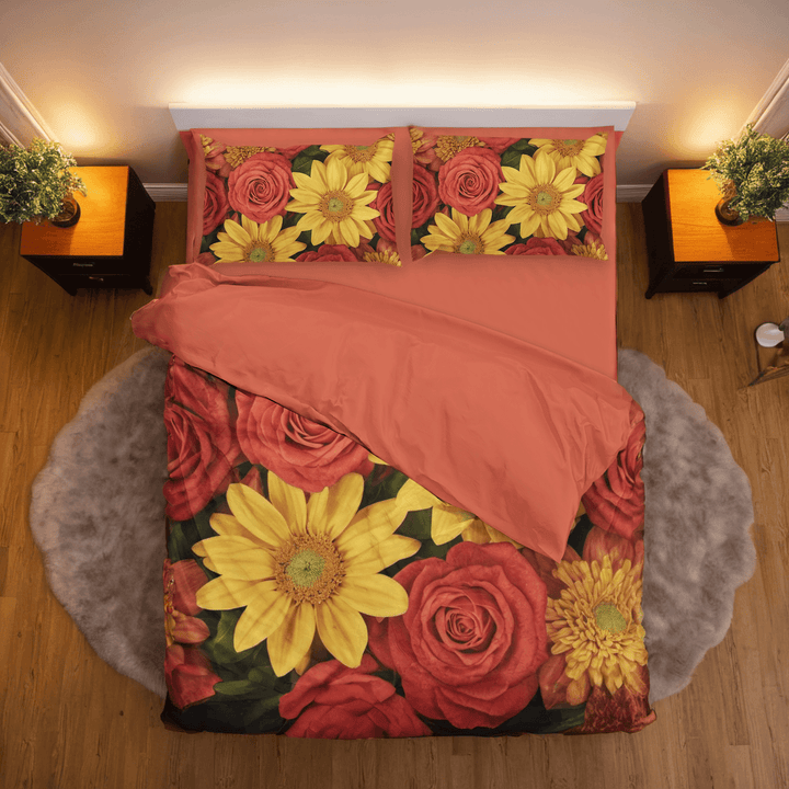 3D Realistic bedding-Blossoms Creative Personalized Bedding - Sleepbella 3D Realistic bedding-Blossoms Creative Personalized Bedding - Blossoms 01 / Duvet cover set / Twin