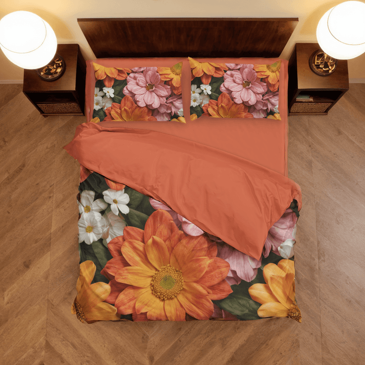 3D Realistic bedding-Blossoms Creative Personalized Bedding - Sleepbella 3D Realistic bedding-Blossoms Creative Personalized Bedding - Blossoms 01 / Duvet cover set / Twin