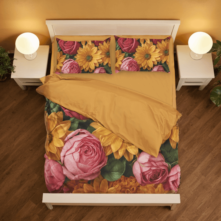 3D Realistic bedding-Blossoms Creative Personalized Bedding - Sleepbella 3D Realistic bedding-Blossoms Creative Personalized Bedding - Blossoms 01 / Duvet cover set / Twin