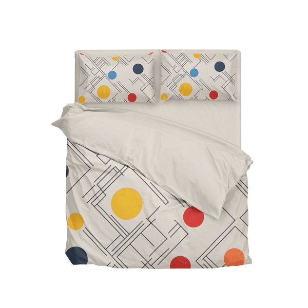 Bauhaus bedding-Color Line Duvet Cover set - Sleepbella Bauhaus bedding-Color Line Duvet Cover set - Line 01 / Duvet cover set / Twin