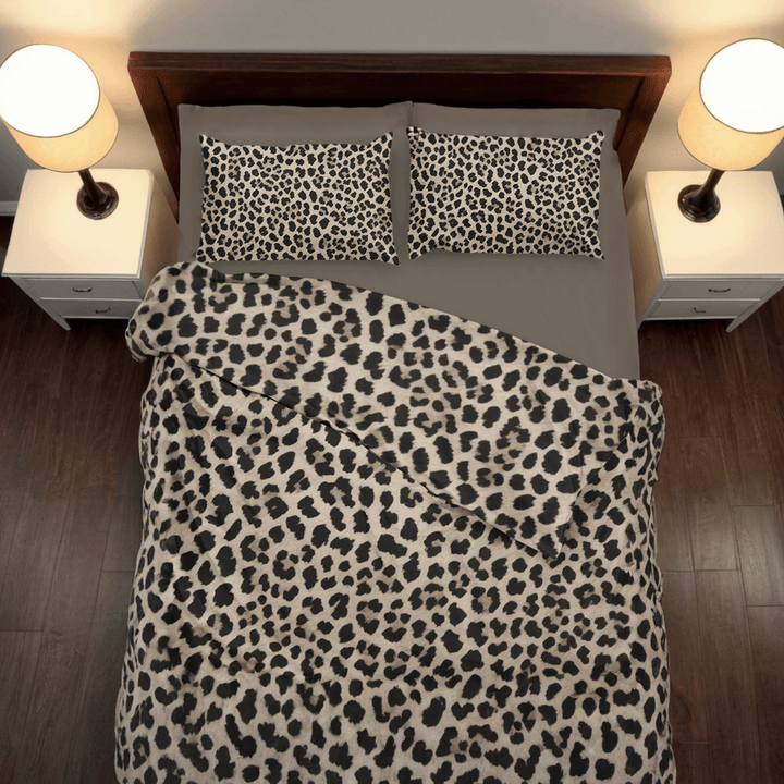 Bold Leopard Patterns Duvet Cover Set - Sleepbella Bold Leopard Patterns Duvet Cover Set - Duvet cover set / Twin