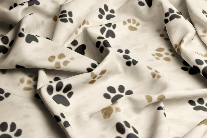 Cartoon Puppy Footprints Duvet Cover and Comforter Bedding Set - Sleepbella Cartoon Puppy Footprints Duvet Cover and Comforter Bedding Set - Puppy 01 / Duvet cover set / Twin