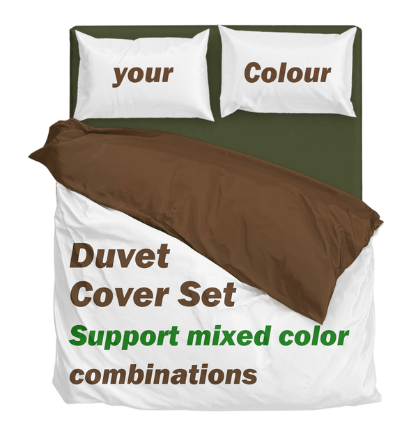 Custom Color Duvet Cover - Craft Your Dream Bedding Palette - Sleepbella Custom Color Duvet Cover - Craft Your Dream Bedding Palette - Duvet cover set / Tiwn