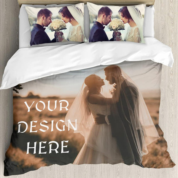 Custom Comforter Set with Picture/Text/Logo Personalized Bedding Duvet Cover & Set Personalized Comforter Set 2 Pillowcases - Sleepbella Custom Comforter Set with Picture/Text/Logo Personalized Bedding Duvet Cover & Set Personalized Comforter Set 2 Pillowcases - Duvet cover set / Tiwn