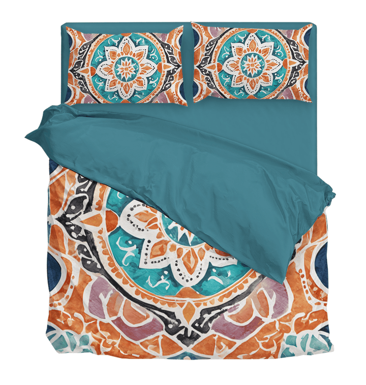 Dreamy Moroccan Bohemian Style Duvet Cover Set for All Seasons - Sleepbella Dreamy Moroccan Bohemian Style Duvet Cover Set for All Seasons - Boho 04 / Duvet cover set / Twin