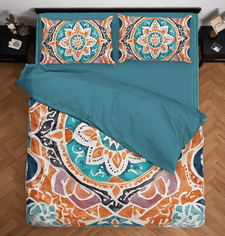 Dreamy Moroccan Bohemian Style Duvet Cover Set for All Seasons - Sleepbella Dreamy Moroccan Bohemian Style Duvet Cover Set for All Seasons - Boho 01 / Duvet cover set / Twin