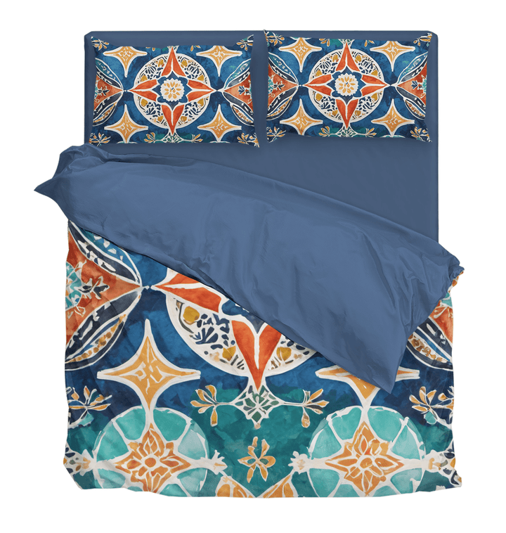 Dreamy Moroccan Bohemian Style Duvet Cover Set for All Seasons - Sleepbella Dreamy Moroccan Bohemian Style Duvet Cover Set for All Seasons - Boho 02 / Duvet cover set / Twin