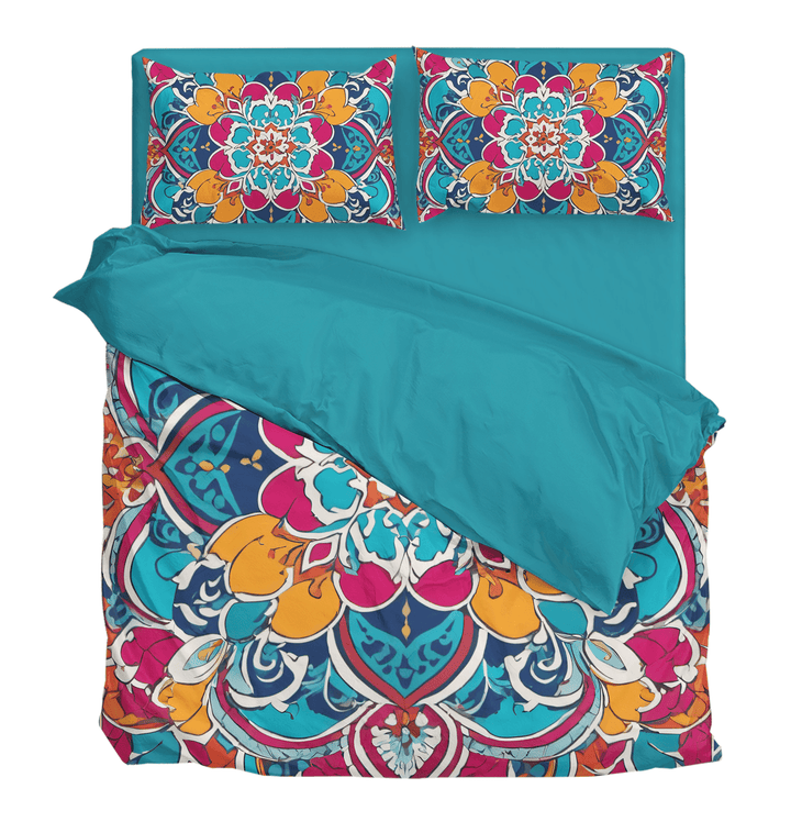 Dreamy Moroccan Bohemian Style Duvet Cover Set for All Seasons - Sleepbella Dreamy Moroccan Bohemian Style Duvet Cover Set for All Seasons - Boho 03 / Duvet cover set / Twin