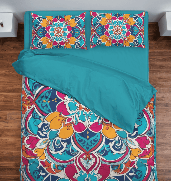 Dreamy Moroccan Bohemian Style Duvet Cover Set for All Seasons - Sleepbella Dreamy Moroccan Bohemian Style Duvet Cover Set for All Seasons - Boho 01 / Duvet cover set / Twin