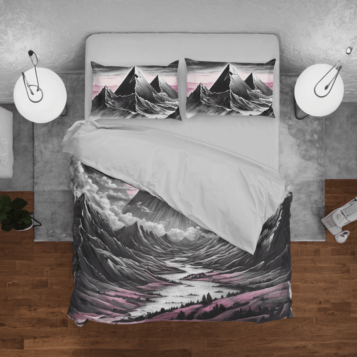 Lunar Darkside Pink Floyd Duvet Cover Bedding Set - Sleepbella Lunar Darkside Pink Floyd Duvet Cover Bedding Set - Duvet cover set / Twin