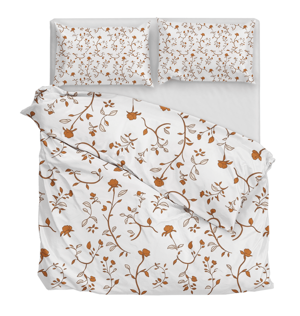 Pastoral Series Branches and Flowers Comforter&Duvet Cover Bedding Set - Sleepbella Pastoral Series Branches and Flowers Comforter&Duvet Cover Bedding Set - Duvet cover set / Twin