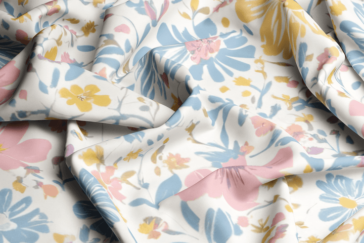 Pink and Blue Blossoms Comforter & Duvet Cover Bedding Set - Sleepbella Pink and Blue Blossoms Comforter & Duvet Cover Bedding Set - Duvet cover set / Twin