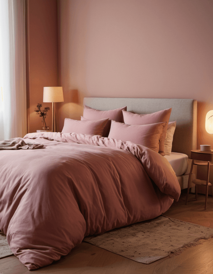 Soft Solid Color Series Blush Pink Duvet Cover Bedding Set - Sleepbella Soft Solid Color Series Blush Pink Duvet Cover Bedding Set - Duvet cover set / Twin