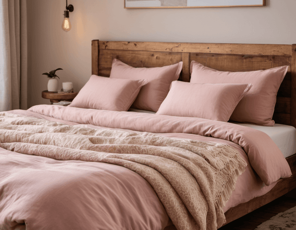 Solid series pink Duvet Cover & Comforter Bedding Set - Sleepbella Solid series pink Duvet Cover & Comforter Bedding Set - Duvet cover set / Twin
