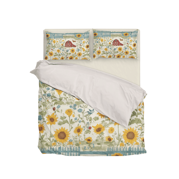 Sunflower Farm Bedding Duvet Cover & Comforter Bedding set - Sleepbella Sunflower Farm Bedding Duvet Cover & Comforter Bedding set - Sunflower Farm 03 / Duvet cover set / Twin