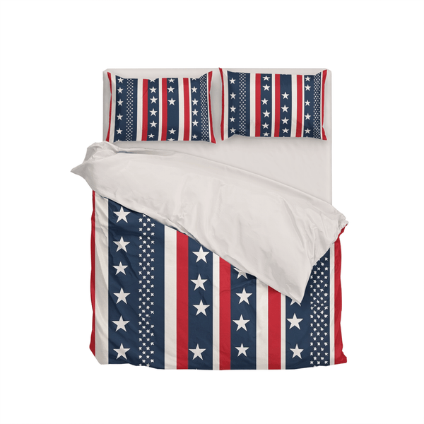 The American Flag Personalized Duvet Cover Bedding Set - Sleepbella The American Flag Personalized Duvet Cover Bedding Set - Flag 01 / Duvet cover set / Twin